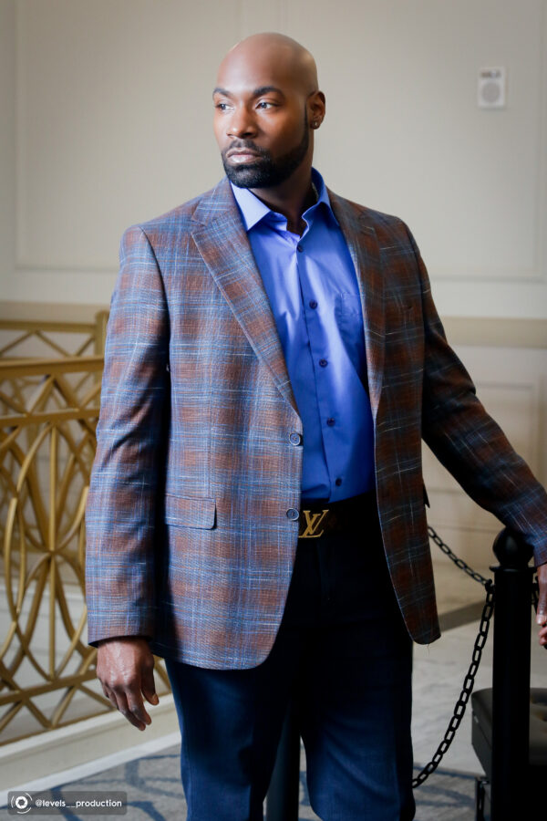 plaid sports jacket - Image 2