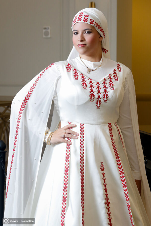 white embroidery bridal - Image 3